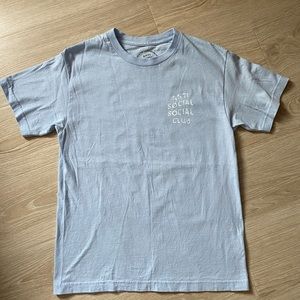 Anti Social Social Club sky blue cloud T-shirt